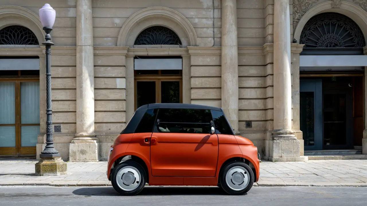 Fiat Topolino Corallo lateral