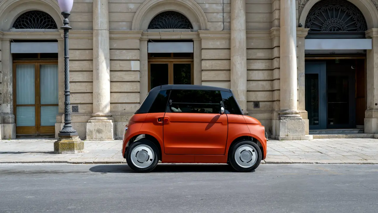 Fiat Topolino Corallo lateral