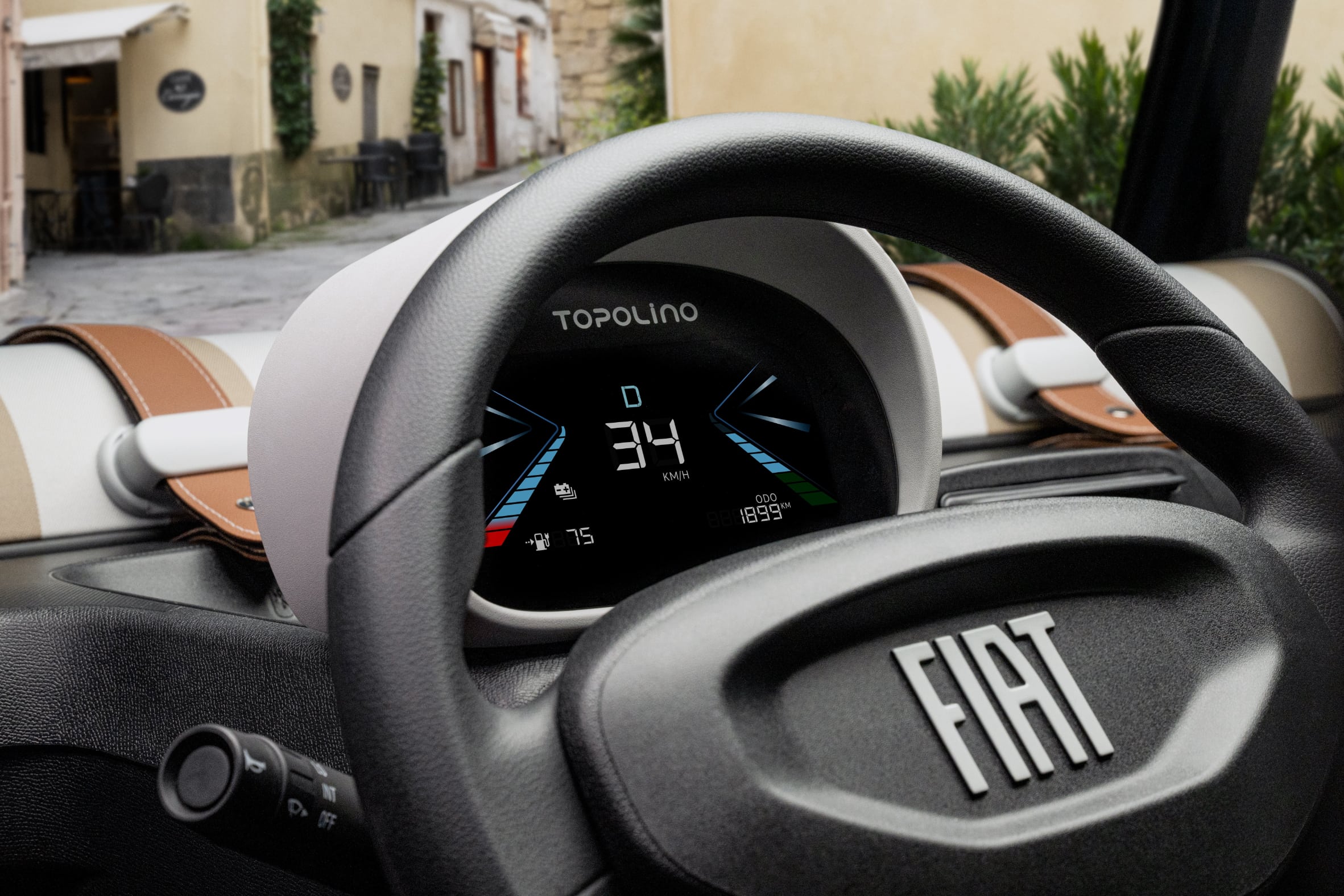 Fiat Topolino Corallo interior