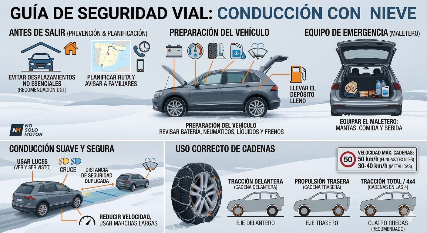 Seguridad Vial Conducir con Nieve